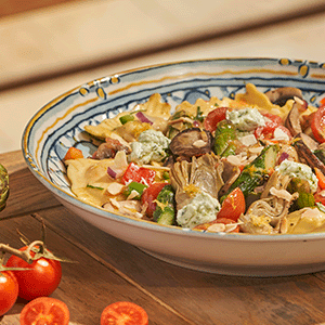 RAVIOLI DI MELANZANE PRIMAVERA