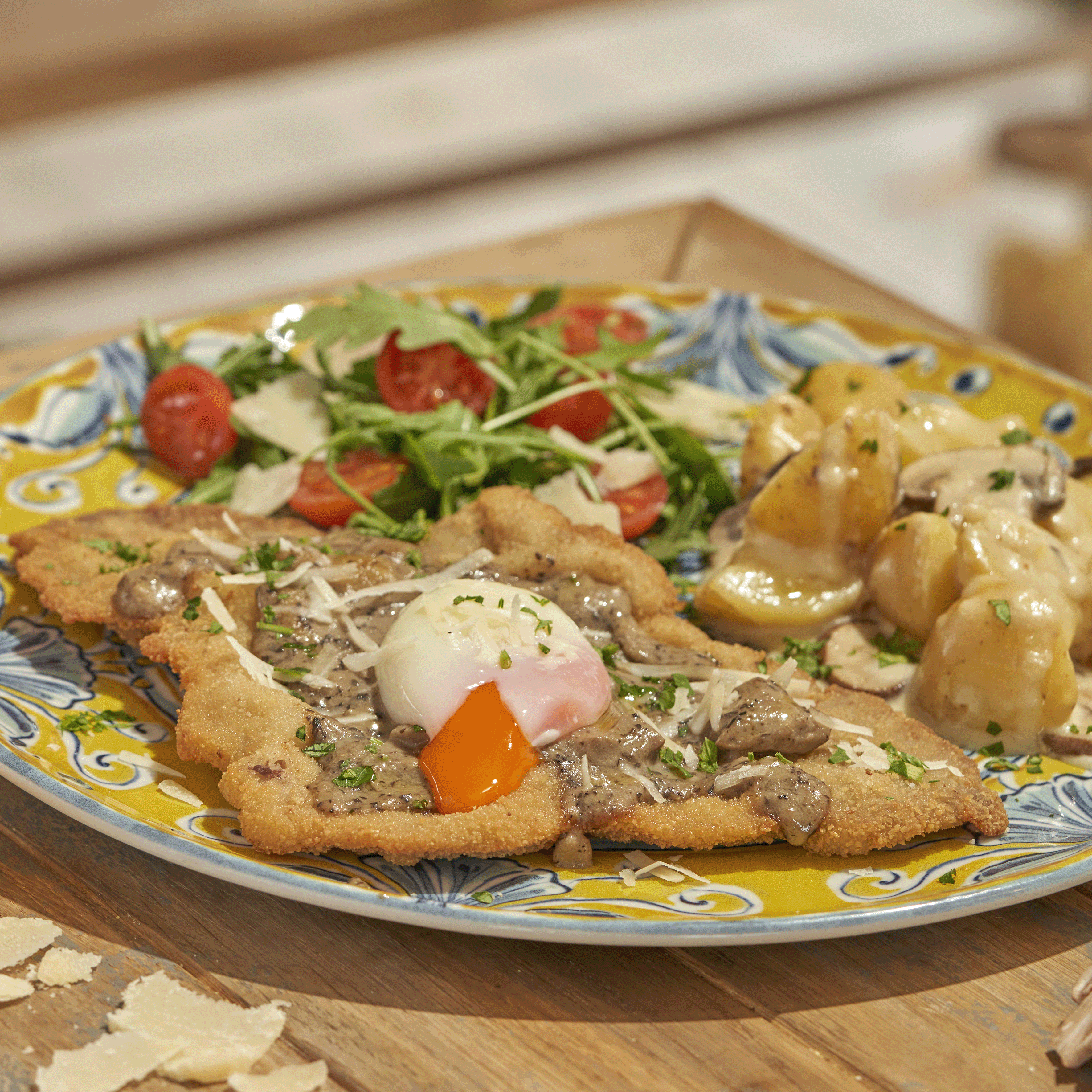 MILANESA TARTUFO E UOVO