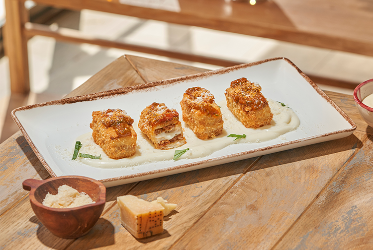 CROQUETÓN DI LASAGNE ALLA BOLOGNESE