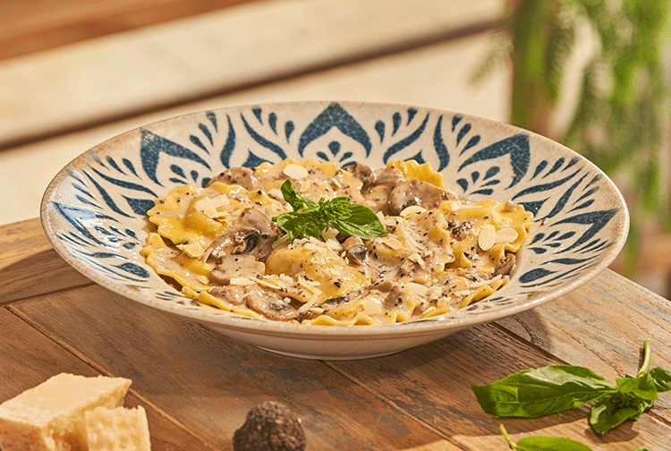 GIRASOLI DI OSSOBUCO AL TARTUFO E FUNGHI