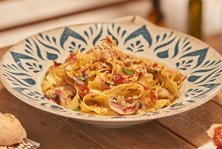 PAPPARDELLE BOLETUS E FOIE