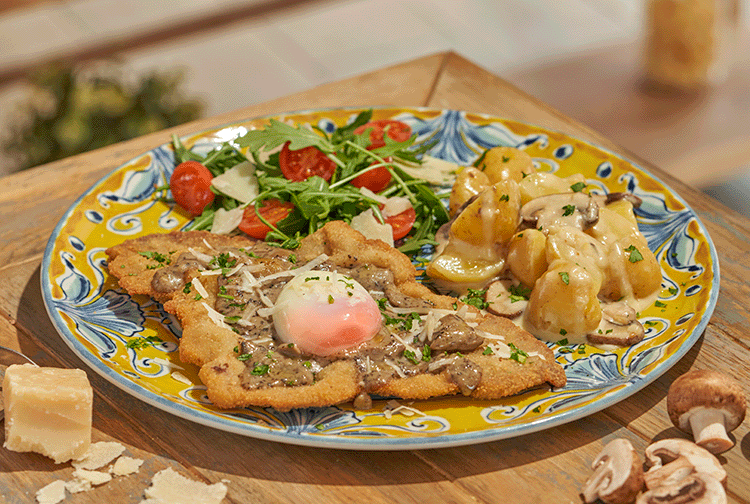 MILANESA TARTUFO E UOVO