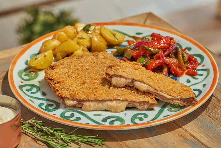 MILANESA RIPIENA DI FUNGHI E SCAMORZA