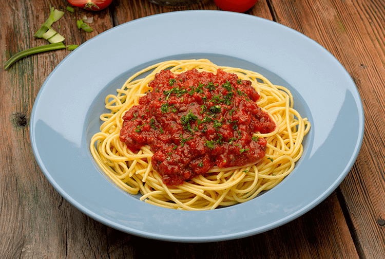 SPAGHETTI BOLOGNESE SIN GLUTEN